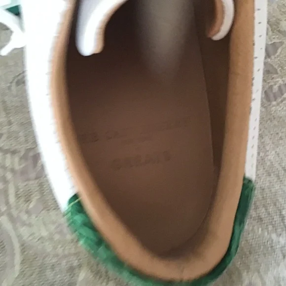 GREATS Women’s Sneakers in White with Green Soles - Picture 7 of 8